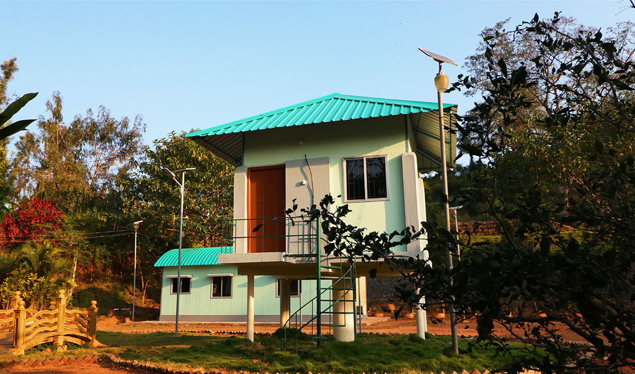 Agayagangai Eco-Hut - Inside agayagangai Eco park, Kollihills, Namakkal - 3 - Tamil Nadu - Tnfdsutrula  